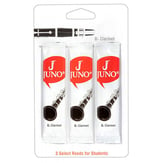 Bb Clarinet JUNO Reeds 3 Card - 1.5 Strength